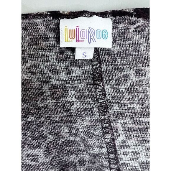 Lularoe Tracy Cardigan Leopard Print Size Small Open Front Lightweight Animal - Picture 7 of 7
